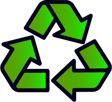 Recycle Gif Transparent Background (381x349), Png Download