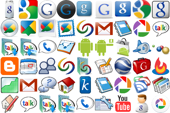 Google Icons Demo - All Google Product Logos (576x384), Png Download