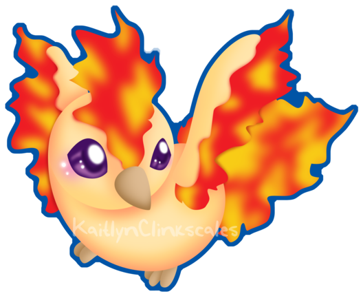 Moltres V2 By Kaitlynclinkscales - Pokemon Chibi Moltres (600x600), Png Download