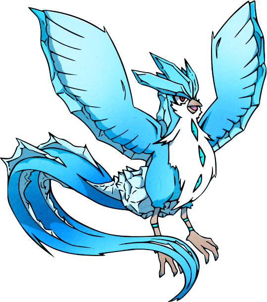 Http - //www - Pokemonpets - Com/shiny Mega Articuno - Mega Articuno Shiny (539x611), Png Download