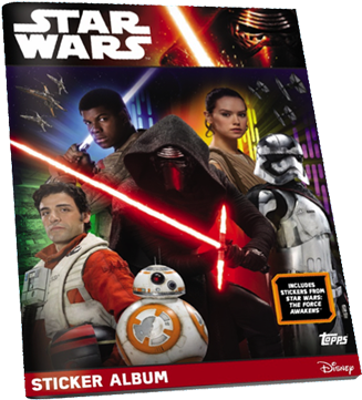 Star Wars The Force Awakens Starter Album - Star Wars (500x500), Png Download