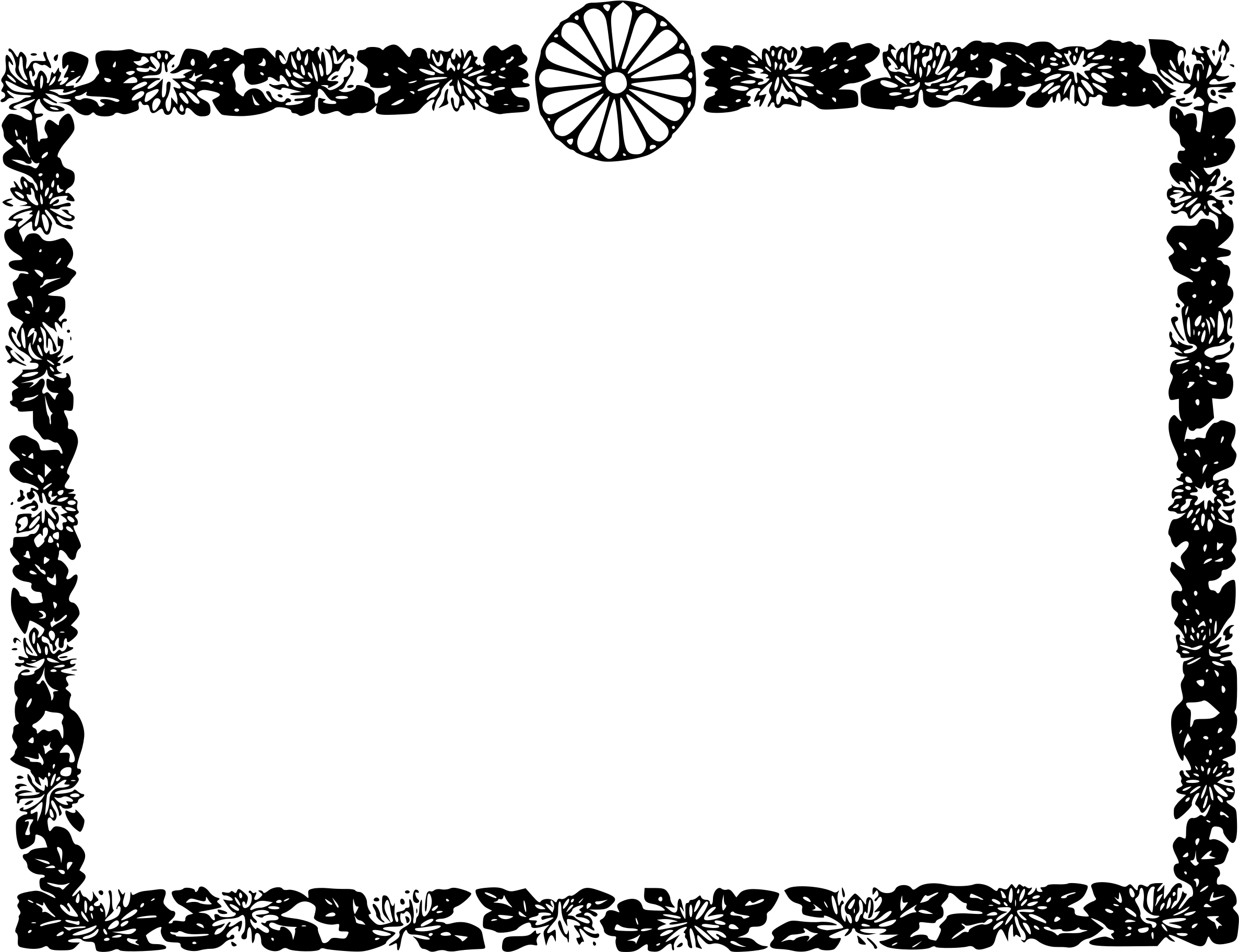 Decorative Frame Png (2400x1843), Png Download