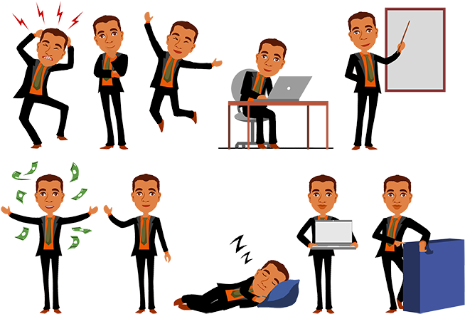 Mascot Animate Extended Version Save Now Group - Animation People Png (679x458), Png Download