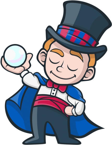 Magician Vector Png Image - Magician Png (500x606), Png Download