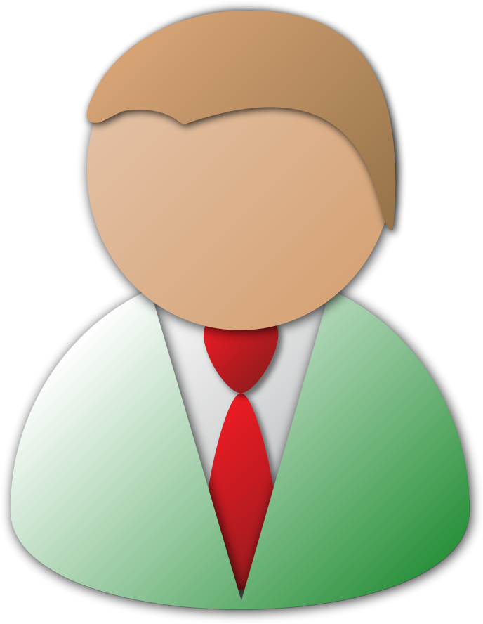 How To Set Use Business Person Clipart (701x900), Png Download