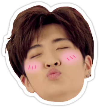 Transparent Got7 Face - Youngjae Got7 Face Png (375x360), Png Download