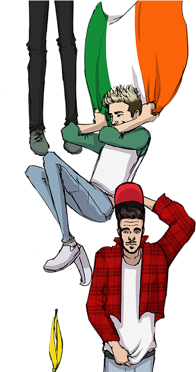 Horan Niall Sketch To How N6eoehqdv61qgnfmgo2 Tumblr - Mirror Mirror Cara Delevingne Characters (500x746), Png Download