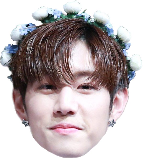 Clip Freeuse Got Mark Kpop Cute Head Gotmark Gothead - Got7 Funny Lockscreen (597x658), Png Download