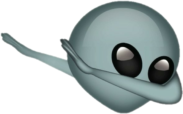 Report Abuse - Transparent Background Alien Emoji (593x371), Png Download