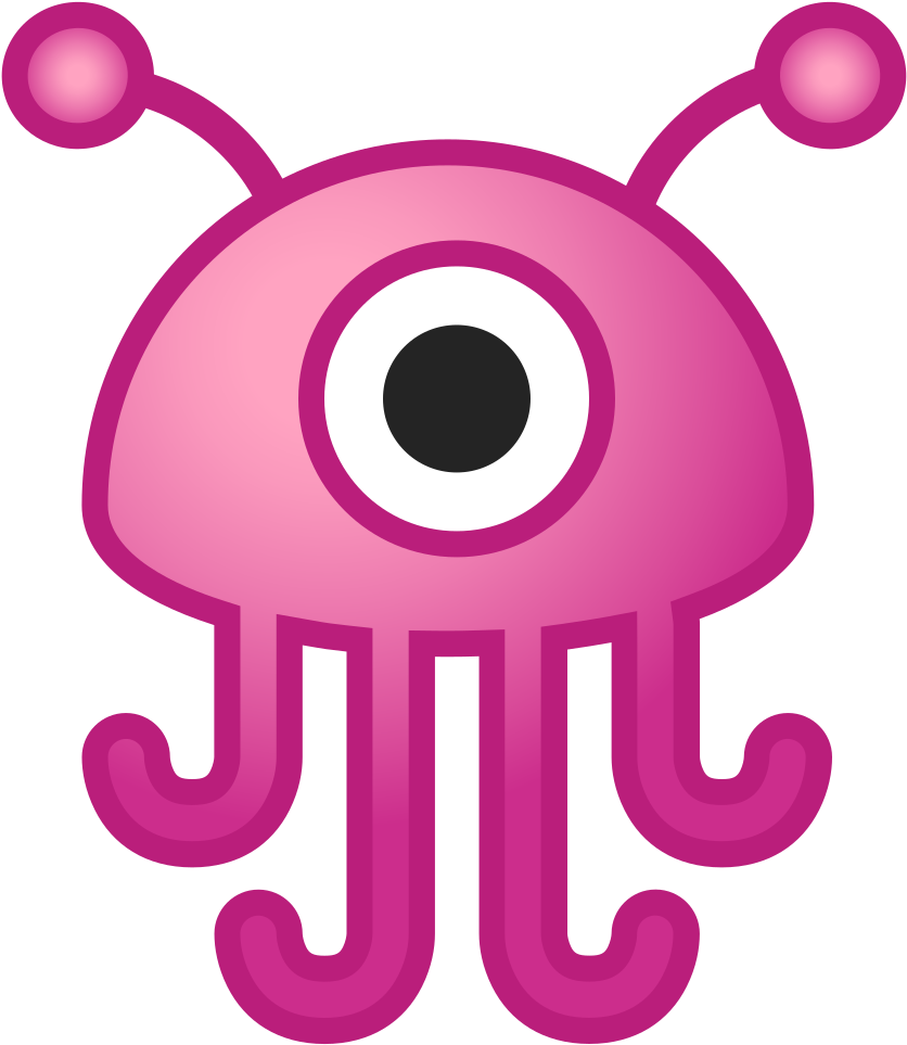 Download Svg Download Png - Google Alien Monster Emoji (1024x1024), Png Download