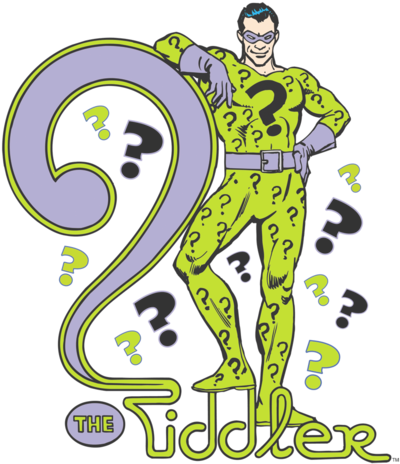 Dc Comics The Riddler Men's Long Sleeve T-shirt - Almost - Mullen Villain V2 Riddler Deck - 8.1 R7 - (400x473), Png Download