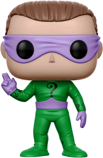 Batman - Riddler Funko Pop (600x600), Png Download
