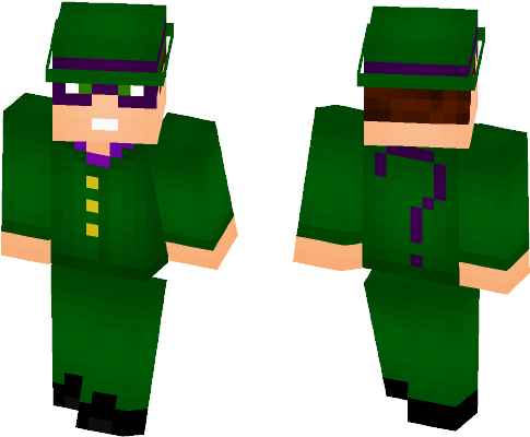 The Riddler - Lil Uzi Vert Minecraft Skin (584x497), Png Download