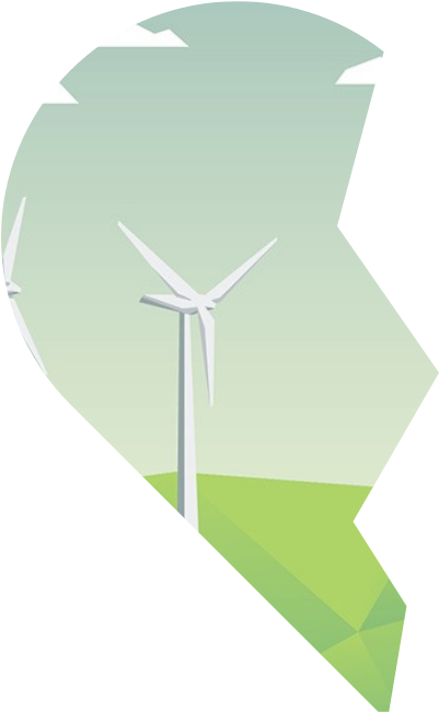 Vector - Wind Turbine (400x659), Png Download