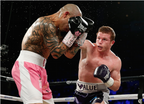 El Mexicano Dio Golpes Más Sólidos Que Cotto - Canelo El Dia De La Pelea Con Cotto (790x444), Png Download