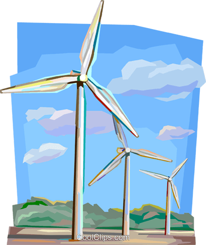 Netherlands Wind Power Generators Royalty Free Vector - Wind Turbine (404x480), Png Download