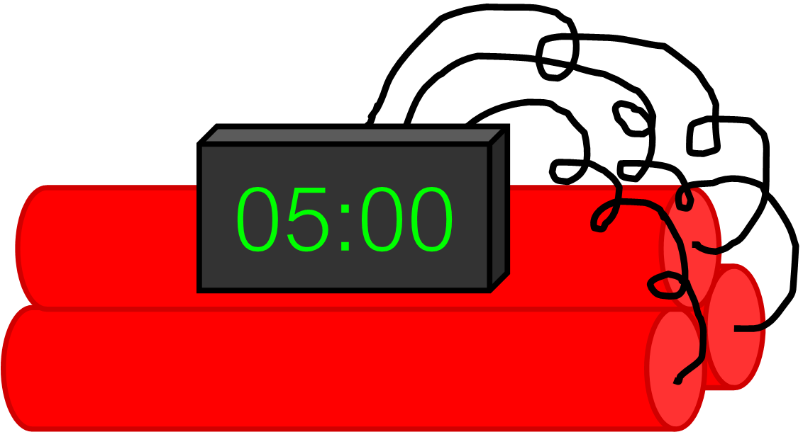 Time Bomb - Portable Network Graphics (1132x610), Png Download