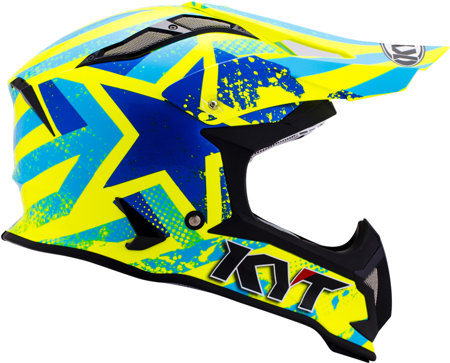 Strike Eagle Patriot Blue - Kyt Strike Eagle Patriot Blue Yellow (1000x1000), Png Download