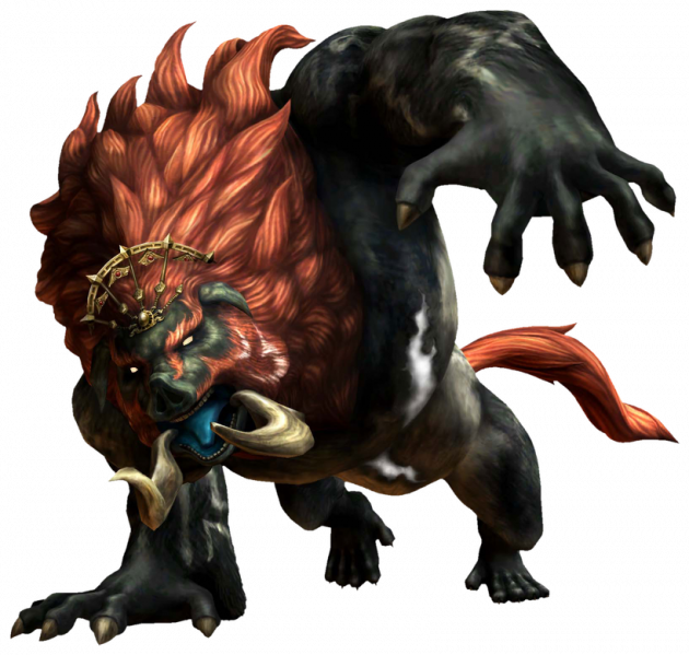 Dark Beast Ganon - Ganon Zelda (630x599), Png Download