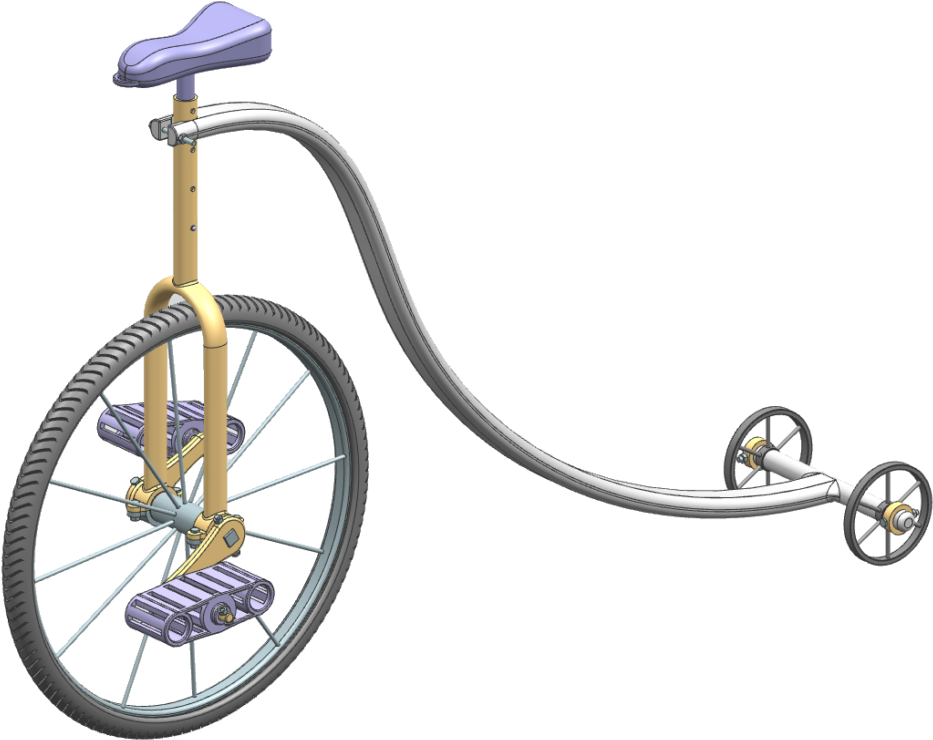 Unicycle - Mountain Unicycling (1024x812), Png Download