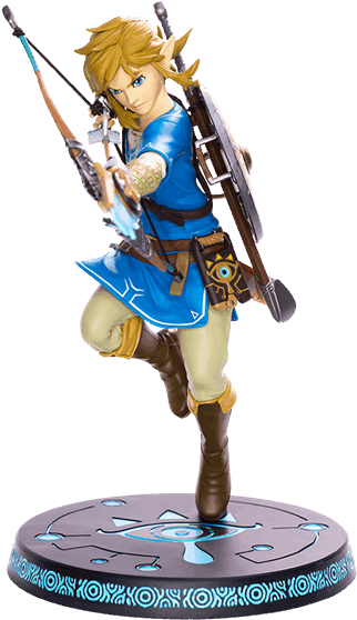 The Legend Of Zelda Breath Of The Wild Pvc Statue Link - Breath Of The Wild Statue (541x541), Png Download