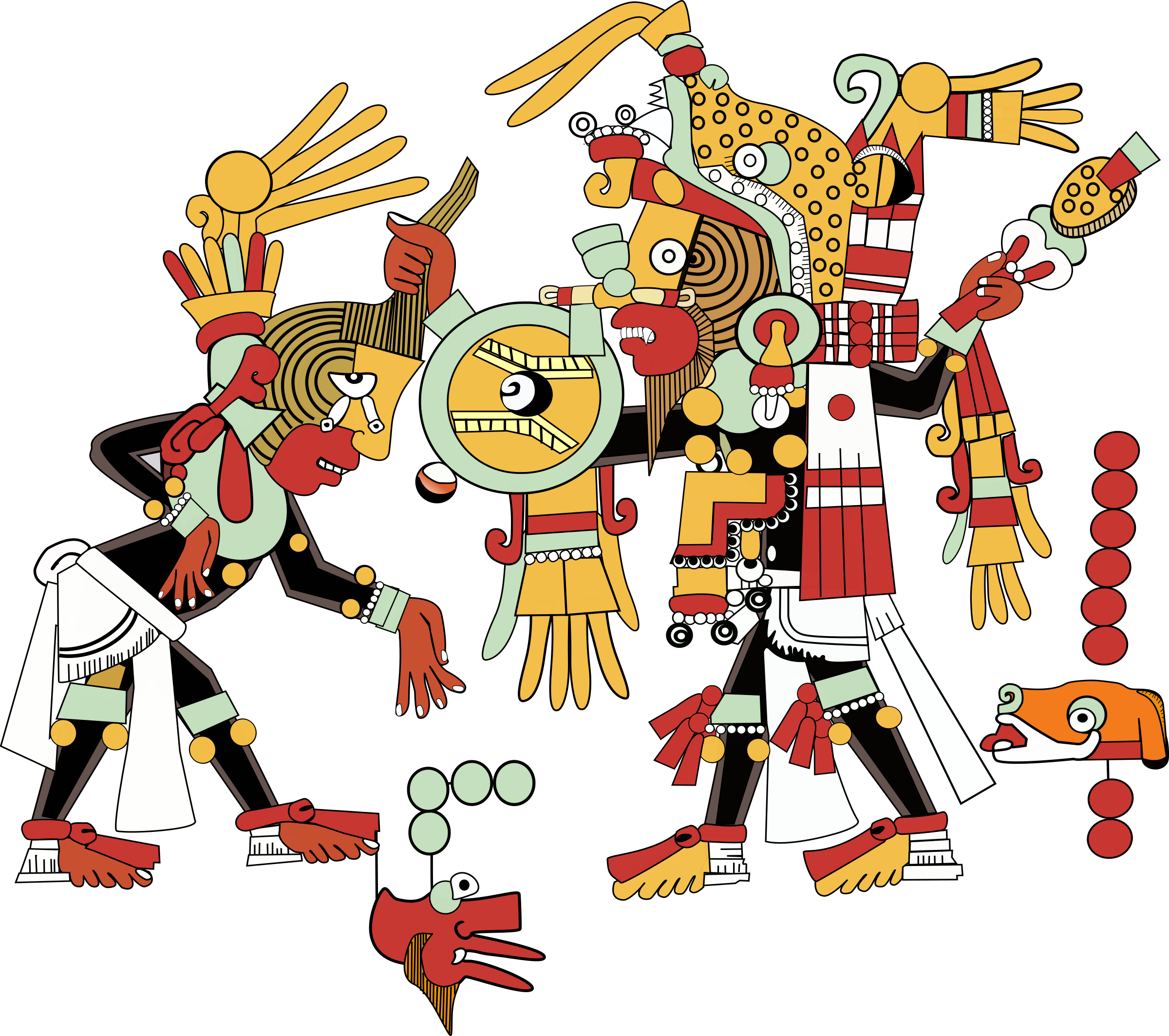 Aztec Clipart Aztec Civilization - Culturas De Mexico Incas (2400x2127), Png Download