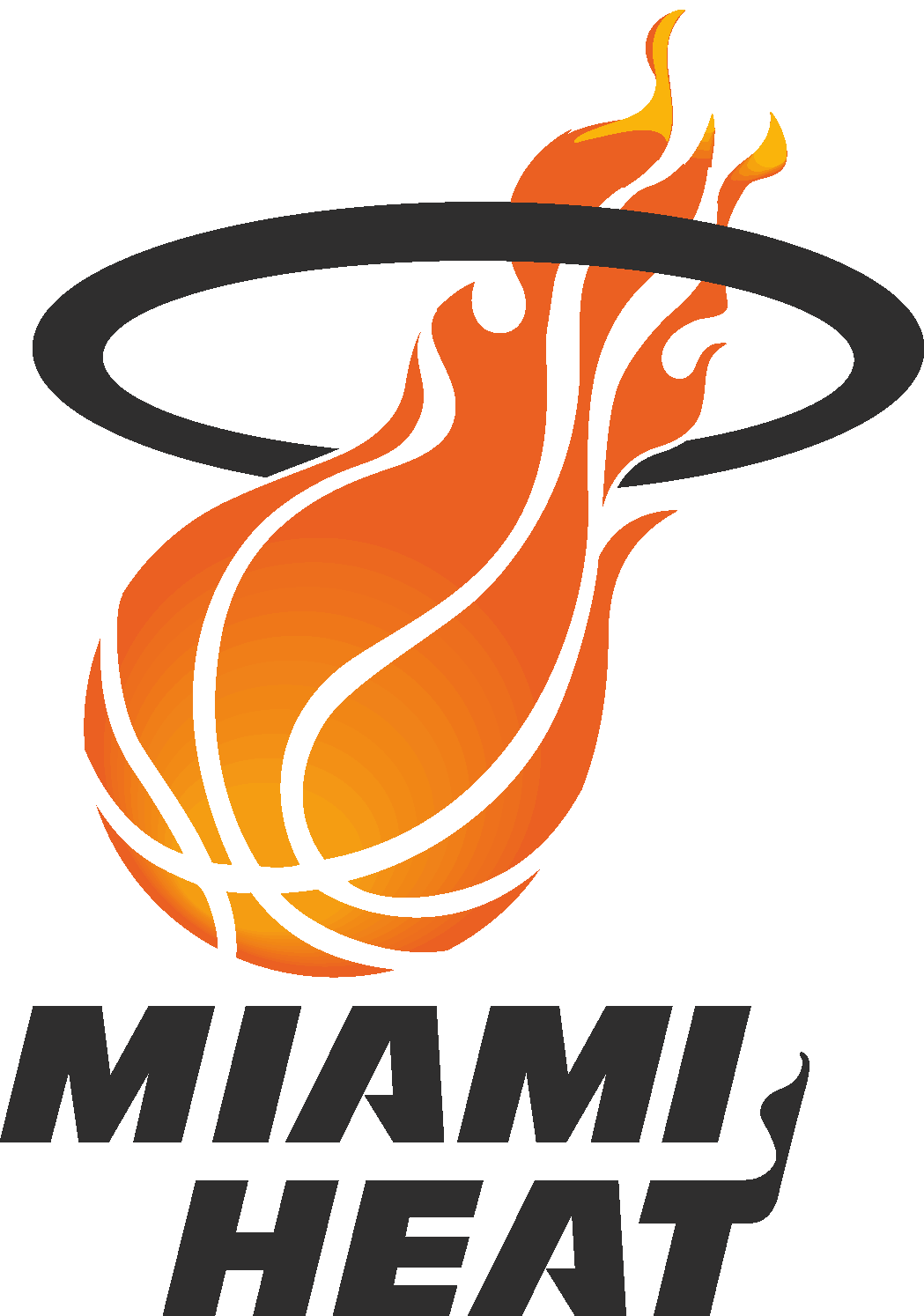 Heat Logo [miami Heat] - Miami Heat Original Logo (1049x1494), Png Download