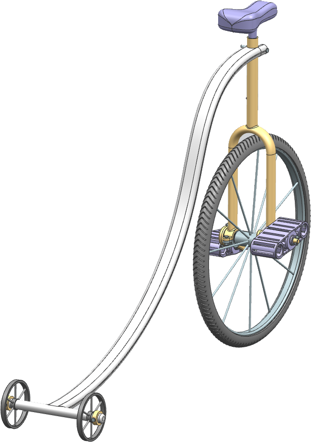 My Professor Was Very Impressed With My Result, And - Mountain Unicycling (673x959), Png Download
