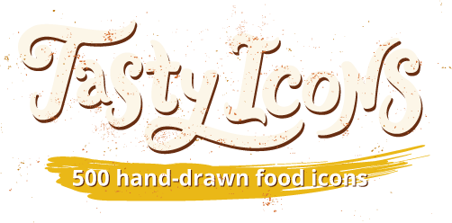 Drawn Food Restaurant Icon - Tasty Food Logo Png (502x248), Png Download