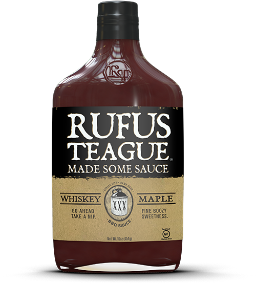 Whiskey Maple - Rufus Teague Honey Sweet Bbq Sauce (600x600), Png Download