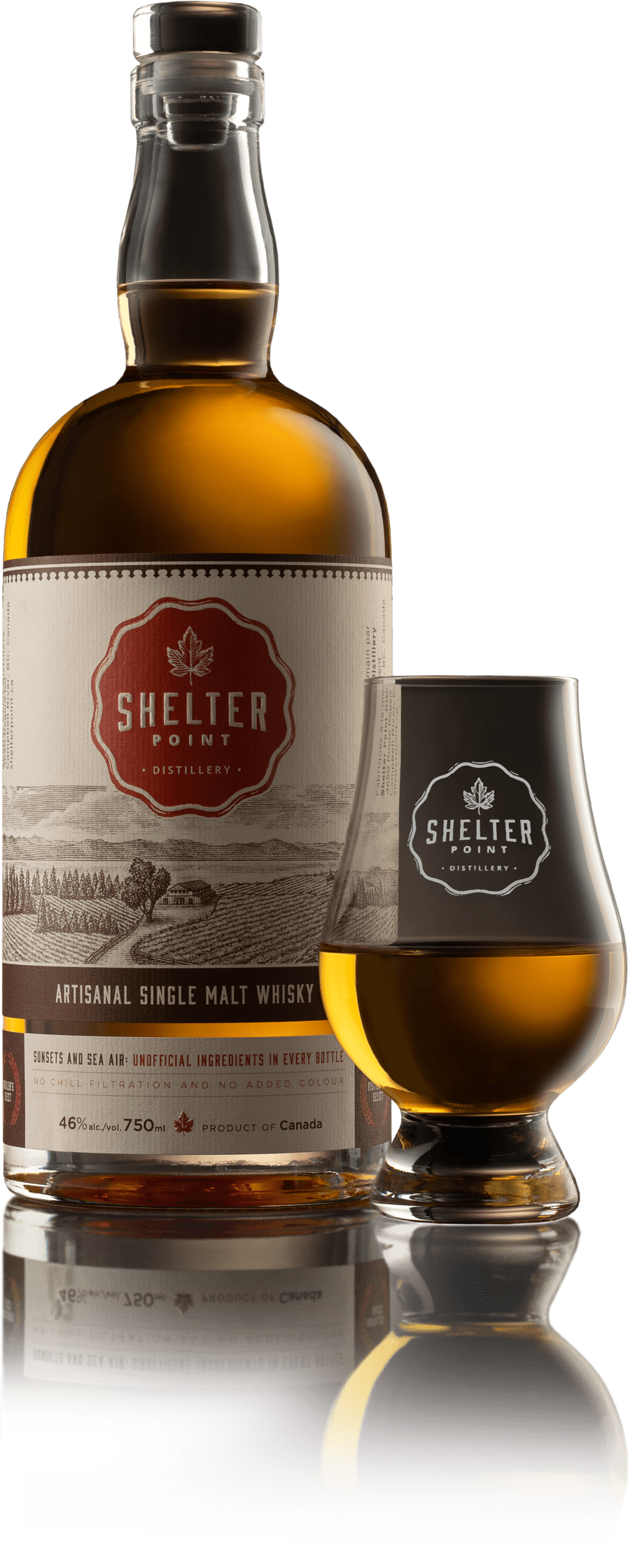 Shelter Point Double Distilled Single Malt Scotch Whisky - Scotch Whisky (900x2239), Png Download