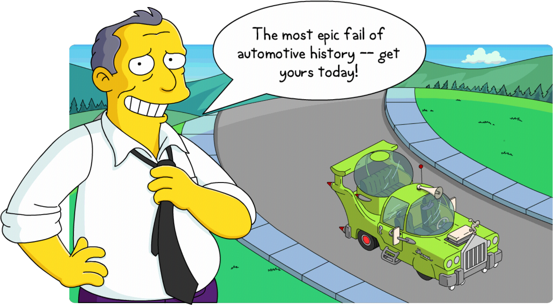 Gil Deal The Homer - Herb Simpson (1796x1016), Png Download