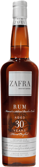 Zafra Rum - Zafra 30 Year Rum (300x600), Png Download