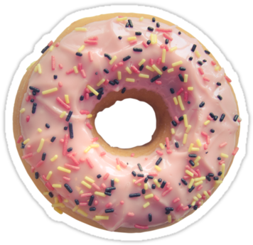 Pink Donut Png 25% Off Hoodies And Sweatshirts - Doughnut (375x360), Png Download