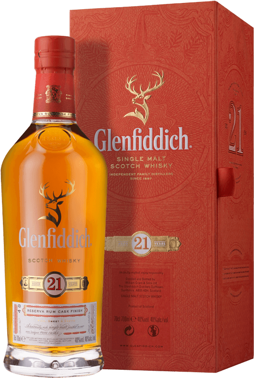 Glenfiddich 21 Year Old Single Malt Scotch Whisky In - Glenfiddich 21 Years Png (548x800), Png Download
