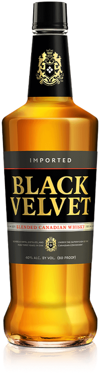 Black Velvet Blended Canadian Whisky - 1.75 L Bottle (225x750), Png Download