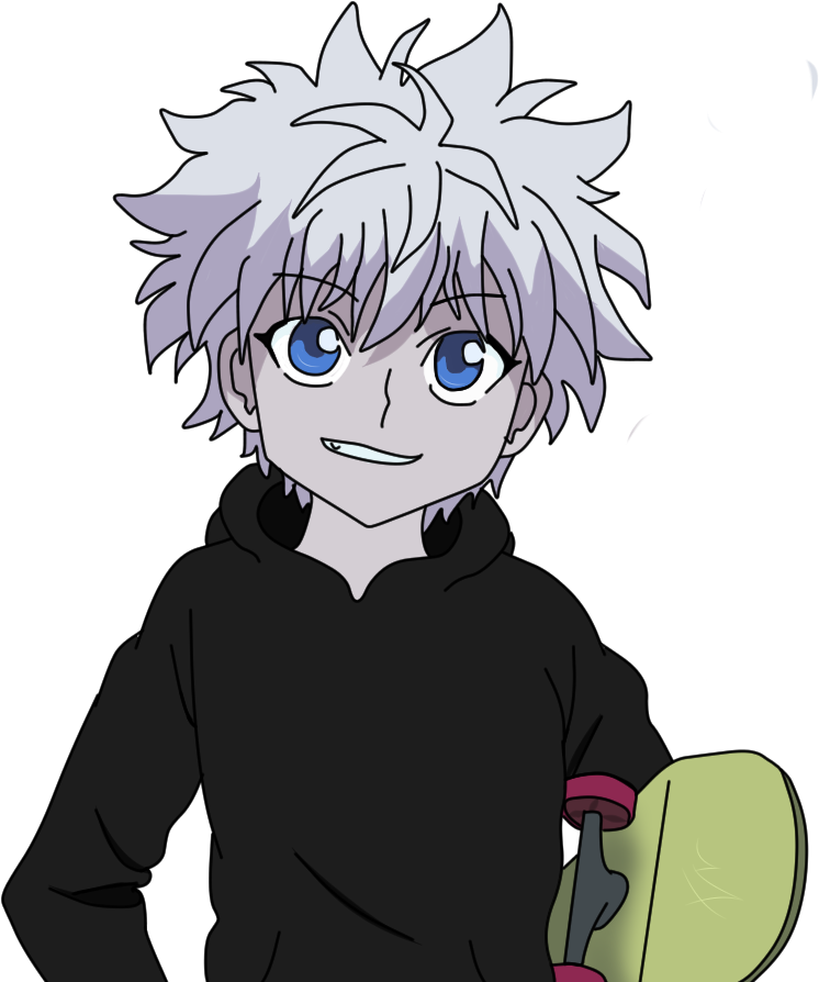 Jpg Library Stock Killua Drawing Realistic - Otaku Safadão Png (894x894), Png Download
