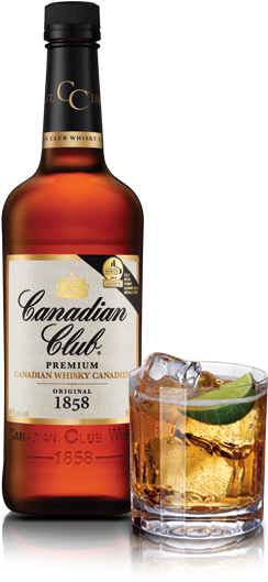 Canadian Club Whiskey (295x547), Png Download