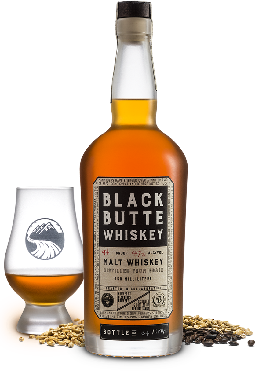 Black Butte Whiskey - Deschutes Brewery (840x1300), Png Download