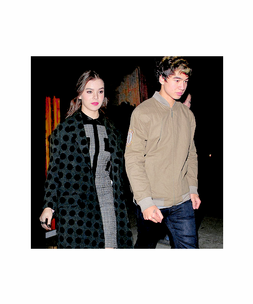 Hailee Steinfeld And Calum Hood (500x600), Png Download