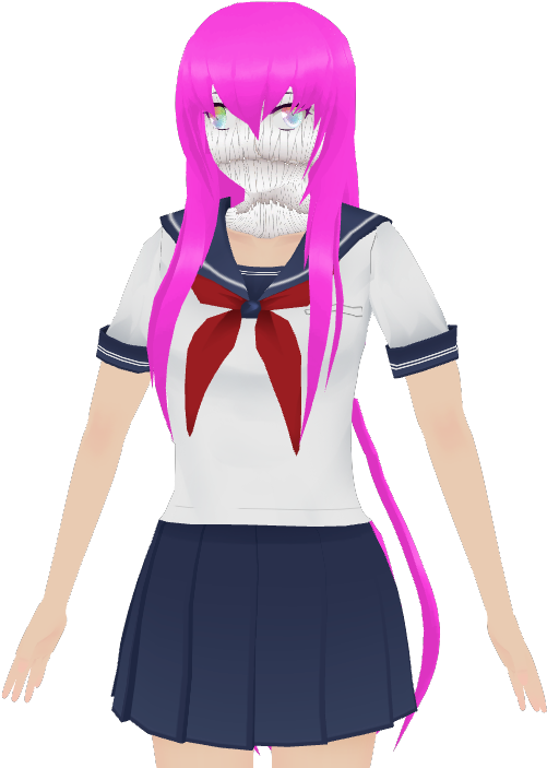 Yandere Simulator Male Face (618x758), Png Download