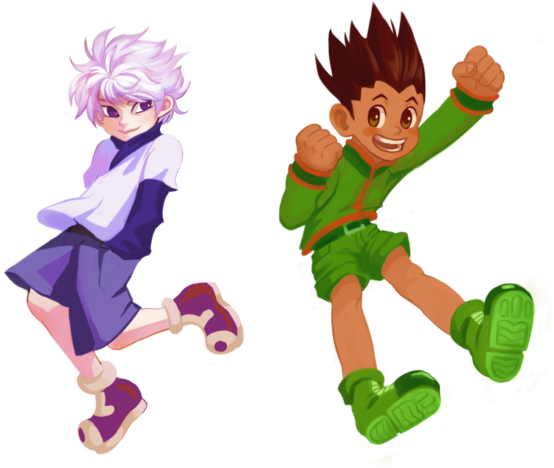 “found A Smug Killua When I Was Cleaning Up My Art - Cartoon (1280x1000), Png Download