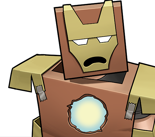 Anthony Stark From Marvel Avengers Academy 025 - Cardboard Iron Man Avengers Academy (508x452), Png Download