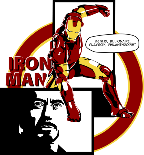 Iron Man, Marvel, And The Avengers Image - Iron Man (500x538), Png Download