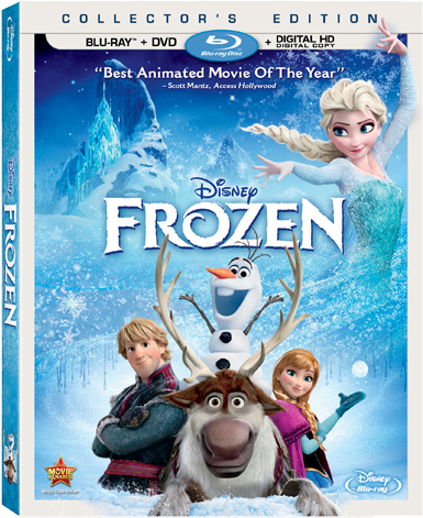 Frozen Blue Ray Cover - Disney Frozen [ Blu-ray/dvd/digital Copy] (470x470), Png Download