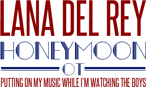 This Is A Thread About Lana Del Rey's Fourth Studio - Lana Del Rey Honeymoon Logo (516x325), Png Download