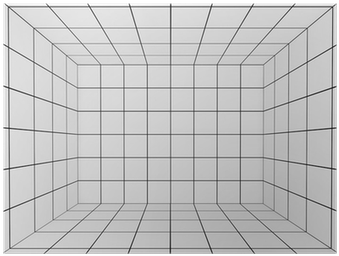 White Space With Perspective Grid , 3d Poster • Pixers® - Architecture (400x400), Png Download