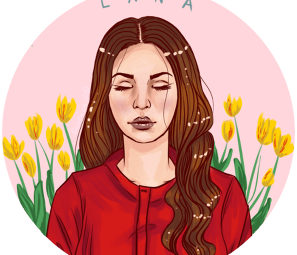 Lana Del Rey Sticker By Prismapansy On Deviantart - Lana Del Rey (1368x855), Png Download