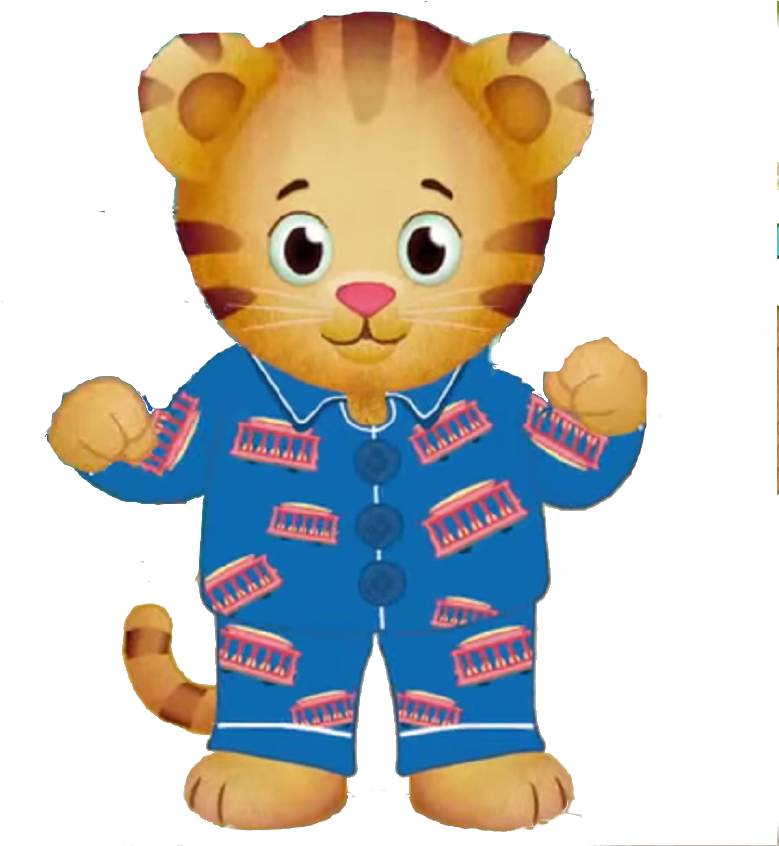 Jpg Free Download Daniel Tiger Clipart - Daniel Tiger In Pajamas (800x845), Png Download