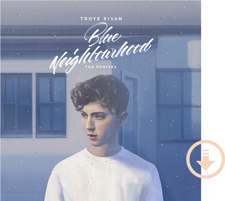 Double Tap To Zoom - Troye Sivan Blue Neighbourhood Suburbia Edition (1000x1000), Png Download